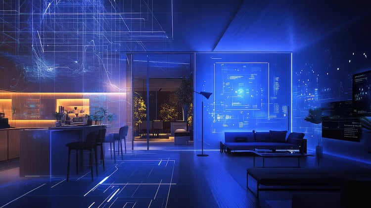 sketch of data stream from smart lighting system