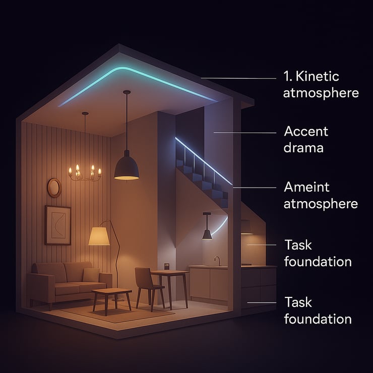 Luxury layered lighting 2